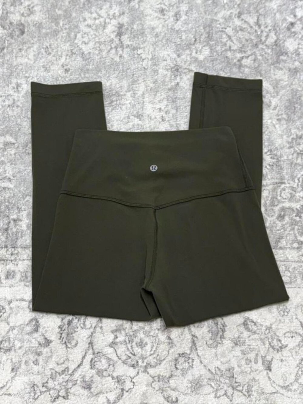 Lululemon align crop leggings in dark olive